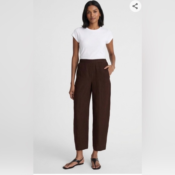 Madewell Pants - Madewell Pull On Linen wide leg Pants Size XL